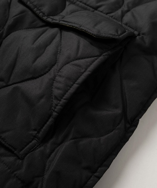 TAION（タイオン）の「【TAION/タイオン】ミリタリー  キルティング ダウンフーディー/ プルオーバー/ ミリタリーブルゾン/ハーフボタン パーカー/ユニセックス（ブルゾン・メンズ・ブラック/ダークオリーブ/ネイビー・M/L/XL）」の5枚目の写真