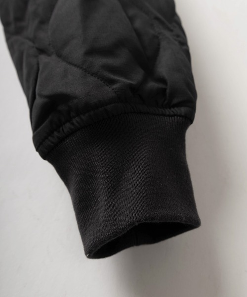 TAION（タイオン）の「【TAION/タイオン】ミリタリー  キルティング ダウンフーディー/ プルオーバー/ ミリタリーブルゾン/ハーフボタン パーカー/ユニセックス（ブルゾン・メンズ・ブラック/ダークオリーブ/ネイビー・M/L/XL）」の8枚目の写真