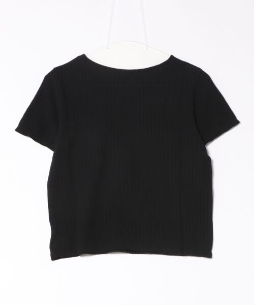 tシャツ 強撚針抜ジャカード 半袖プルオーバー レディース △強撚針抜ジャカード 半袖プルオーバー（Tシャツ/カットソー