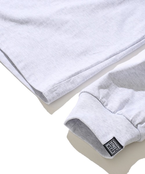 VISION STREET WEAR（ヴィジョンストリートウェア）の「【VISION STREET WEAR】オリジナルグラフィック ピクセルゴーストロングスリーブTシャツ（Tシャツ/カットソー・レディース・オフホワイト/ブラック/ライトグレー・MEDIUM/X-LARGE/LARGE）」の16枚目の写真