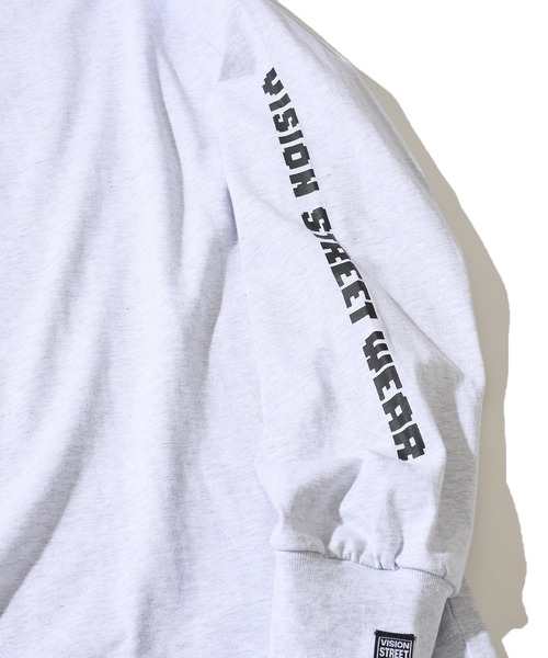 VISION STREET WEAR（ヴィジョンストリートウェア）の「【VISION STREET WEAR】オリジナルグラフィック ピクセルゴーストロングスリーブTシャツ（Tシャツ/カットソー・レディース・オフホワイト/ブラック/ライトグレー・MEDIUM/X-LARGE/LARGE）」の15枚目の写真