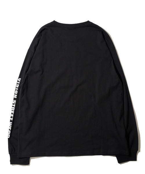 VISION STREET WEAR（ヴィジョンストリートウェア）の「【VISION STREET WEAR】オリジナルグラフィック ピクセルゴーストロングスリーブTシャツ（Tシャツ/カットソー・レディース・オフホワイト/ブラック/ライトグレー・MEDIUM/X-LARGE/LARGE）」の10枚目の写真