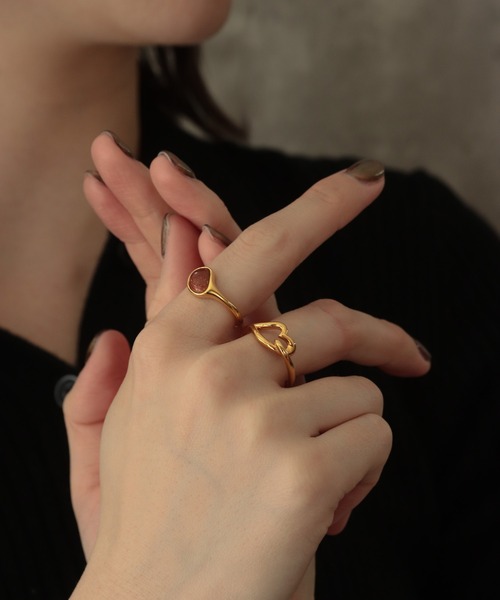 セール】【WEB限定】silver925 ブラックオニキス ビーンズリング