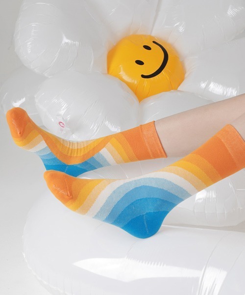 Fun & Daily（ファンアンドデイリー）の「F&D : マルチカラーソックス（ソックス/靴下・レディース・その他1/その他3/その他2・FREE）」の7枚目の写真