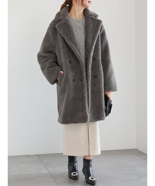 Te chichi（テチチ）の「ラメシャギークルーネックカーディガン（カーディガン/ボレロ・レディース・チャコールグレー/グレー/ネイビー・F）」の8枚目の写真