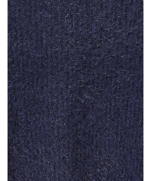 Te chichi（テチチ）の「ラメシャギークルーネックカーディガン（カーディガン/ボレロ・レディース・チャコールグレー/グレー/ネイビー・F）」の9枚目の写真