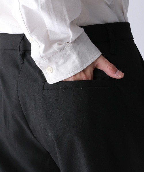 RAGEBLUE(レイジブルー)の「【セットアップ対応】センタープレス/ディープタックワイドスラックス(スラックス・メンズ・ブラック/グレー系その他/ブラック系その他/ベージュ/ベージュ系その他・SMALL/MEDIUM/LARGE)」の16枚目の写真