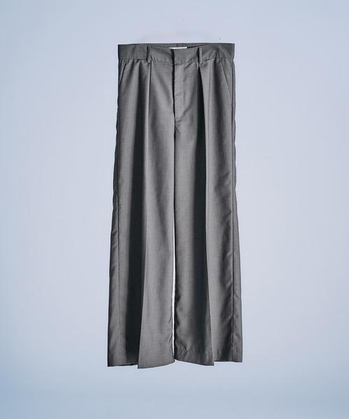 ワイドパンツ HIGH WAIST TUCK WIDE PANTS /ハイウエストタックワイドパンツ