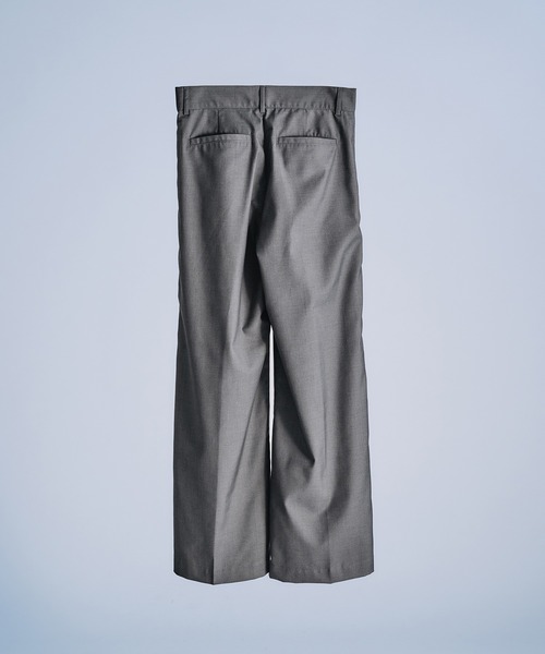 HIGH WAISTED TUCK WIDE PANTS/ハイウエストタックワイドパンツ