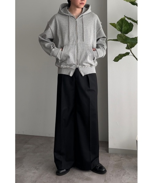パンツ No.9650 BD tuck wide SL 2Line Adjustable Wide Track Pants - Black – LÝFT