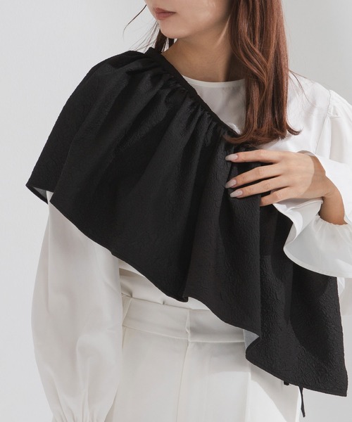 rectangle(レクタングル)の「ジャガードキャミ×ブラウスSET【大きいサイズ有】(Tシャツ/カットソー・レディース・ブラック/ピンク/アイボリー・LARGE/XX-LARGE/MEDIUM/X-LARGE)」の20枚目の写真