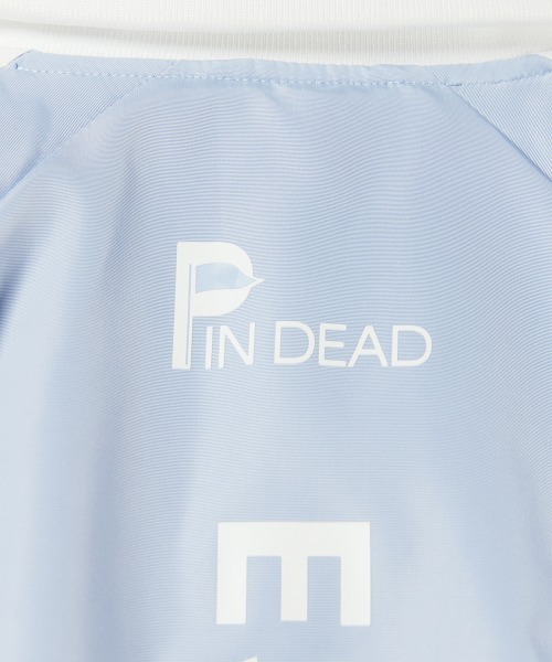 DOUBLE STANDARD CLOTHING(ダブルスタンダードクロージング)の「PIN DEAD×ESSENTIAL/ オリジナルロゴトラックジャケット(ブルゾン・レディース・サックスブルー/ピンク・FREE)」の10枚目の写真