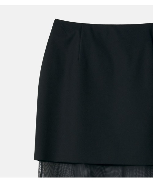 LE CIEL BLEU（ルシェルブルー）の「シアーブレンドペンシルスカート / Sheer-Blend Pencil Skirt（スカート・レディース・キャメル/グレー/ブラック・38/36/34）」の6枚目の写真