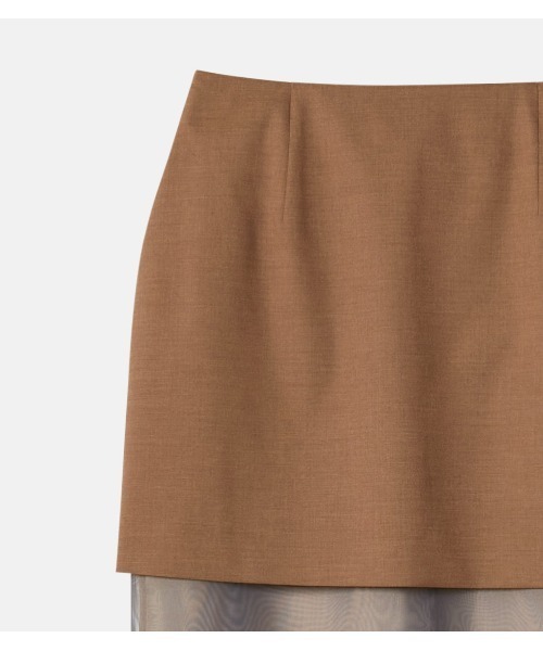 LE CIEL BLEU（ルシェルブルー）の「シアーブレンドペンシルスカート / Sheer-Blend Pencil Skirt（スカート・レディース・キャメル/グレー/ブラック・38/36/34）」の12枚目の写真