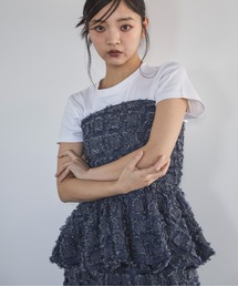 feepur(フェピュール)の【セットアップ可】フリンジバルーンビスチェ(その他トップス)