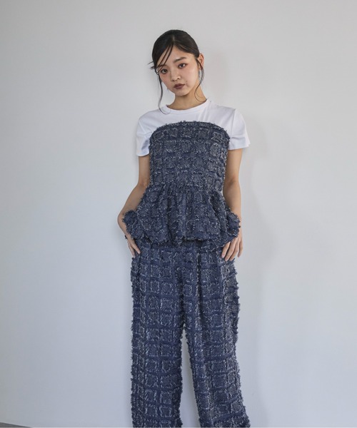 feepur（フェピュール）の「【セットアップ可】フリンジバルーンビスチェ（その他トップス・レディース・ブラック/ネイビー・MEDIUM）」の17枚目の写真