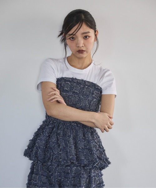 feepur（フェピュール）の「【セットアップ可】フリンジバルーンビスチェ（その他トップス・レディース・ブラック/ネイビー・MEDIUM）」の20枚目の写真