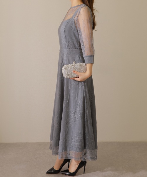 Lace Ladies（レースレディース）の「2WAYビーズ フラワー クラッチ パーティ バッグ（クラッチバッグ・レディース・ブラック/シルバー・FREE）」の14枚目の写真