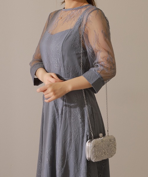 Lace Ladies（レースレディース）の「2WAYビーズ フラワー クラッチ パーティ バッグ（クラッチバッグ・レディース・ブラック/シルバー・FREE）」の18枚目の写真