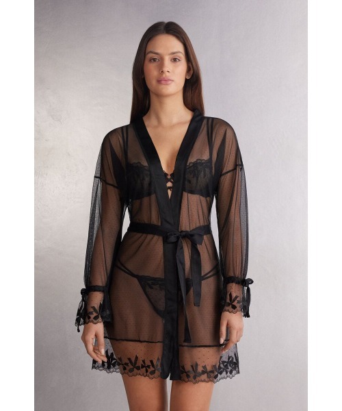 Frou Frou Romance Sofia バルコネットブラ | Intimissimi Frou Frou Romance レース キモノガウン インティミッシミ