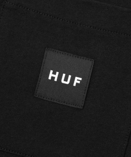 HUF(ハフ)の「HUF SET BOX LOGO LS POCKET TEE / ハフ ヘビーウエイト ロングスリーブTシャツ ロンT(Tシャツ/カットソー・メンズ・ブラック/ホワイト/グリーン系その他・SMALL/MEDIUM/LARGE/X-LARGE/XX-LARGE)」の4枚目の写真