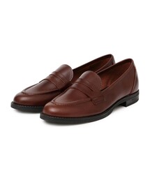 レディースのローファー（ブラウン/茶色系・レザー・本革