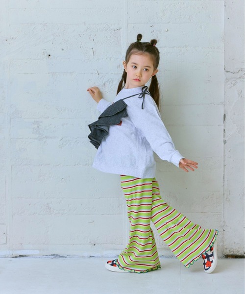 MARKEY'S（マーキーズ）の「パイルマーメイドパンツ（その他パンツ・キッズ・ライム/ブラック/ライトブルー/ベージュ/ブルー・120/110/100/90/150/140/130）」の20枚目の写真