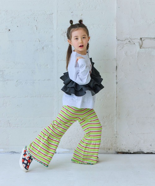 MARKEY'S（マーキーズ）の「パイルマーメイドパンツ（その他パンツ・キッズ・ライム/ブラック/ライトブルー/ベージュ/ブルー・120/110/100/90/150/140/130）」の21枚目の写真