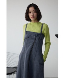 AZUL DENIM ダブルウエストキャミワンピース