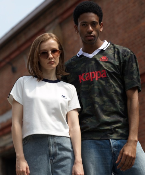 Kappa(カッパ)の「バンダテープ ラグラン Tシャツ(Tシャツ/カットソー・レディース・ブラック/ホワイト・MEDIUM/LARGE/X-LARGE)」の14枚目の写真
