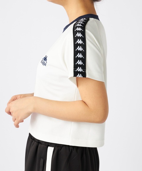 Kappa(カッパ)の「バンダテープ ラグラン Tシャツ(Tシャツ/カットソー・レディース・ブラック/ホワイト・MEDIUM/LARGE/X-LARGE)」の16枚目の写真