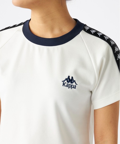 Kappa(カッパ)の「バンダテープ ラグラン Tシャツ(Tシャツ/カットソー・レディース・ブラック/ホワイト・MEDIUM/LARGE/X-LARGE)」の18枚目の写真