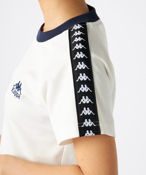 Kappa(カッパ)の「バンダテープ ラグラン Tシャツ(Tシャツ/カットソー・レディース・ブラック/ホワイト・MEDIUM/LARGE/X-LARGE)」の19枚目の写真