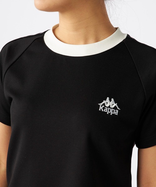 Kappa(カッパ)の「バンダテープ ラグラン Tシャツ(Tシャツ/カットソー・レディース・ブラック/ホワイト・MEDIUM/LARGE/X-LARGE)」の22枚目の写真