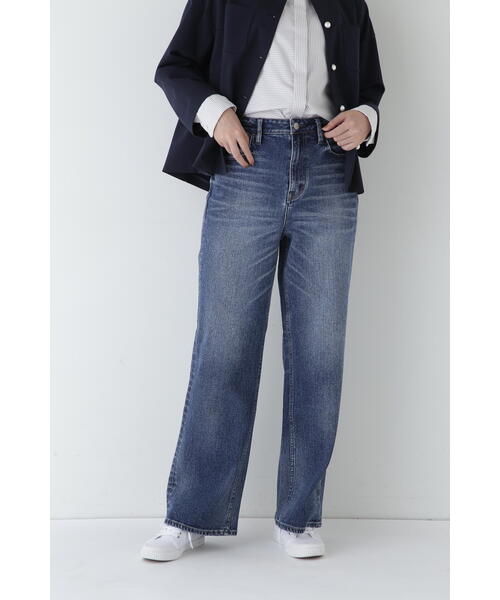 3サイズ展開】【Healthy DENIMコラボ】ワイドデニム（デニム