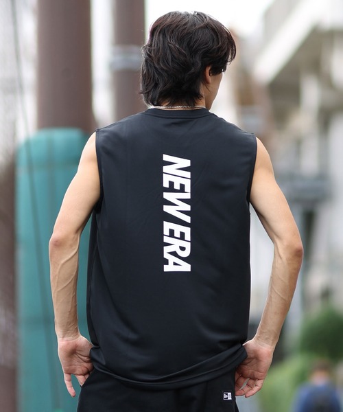 NEW ERA/ニューエラ タンクトップ バックプリント 吸汗速乾