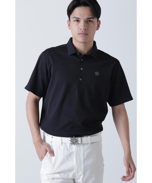 St ANDREWS(セントアンドリュース)の「【St ANDREWS】ふくれジャガードロゴ半袖ポロシャツ (MENS)(ポロシャツ・メンズ・ホワイト/ブラック/レッド・LL/M/L)」の3枚目の写真