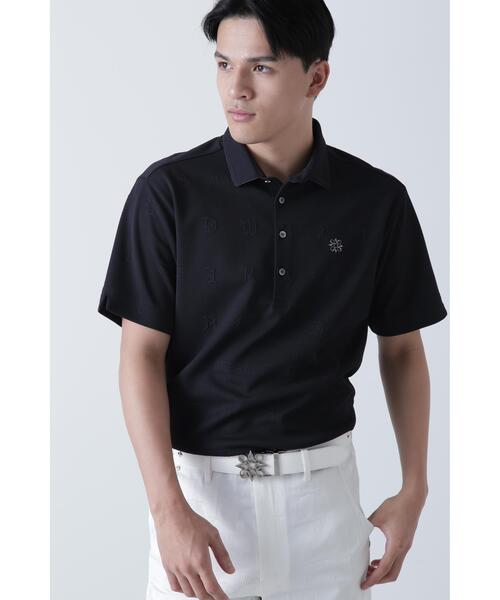 St ANDREWS(セントアンドリュース)の「【St ANDREWS】ふくれジャガードロゴ半袖ポロシャツ (MENS)(ポロシャツ・メンズ・ホワイト/ブラック/レッド・LL/M/L)」の4枚目の写真