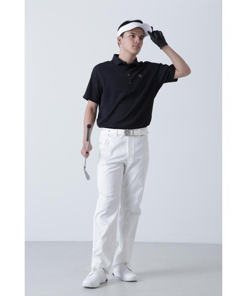St ANDREWS(セントアンドリュース)の「【St ANDREWS】ふくれジャガードロゴ半袖ポロシャツ (MENS)(ポロシャツ・メンズ・ホワイト/ブラック/レッド・LL/M/L)」の6枚目の写真