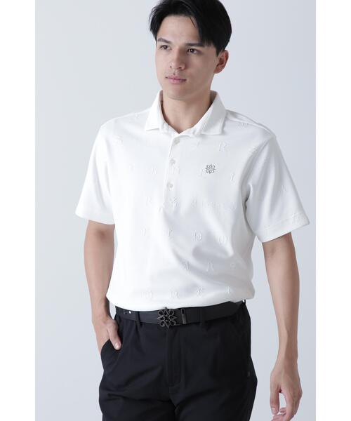 St ANDREWS(セントアンドリュース)の「【St ANDREWS】ふくれジャガードロゴ半袖ポロシャツ (MENS)(ポロシャツ・メンズ・ホワイト/ブラック/レッド・LL/M/L)」の13枚目の写真