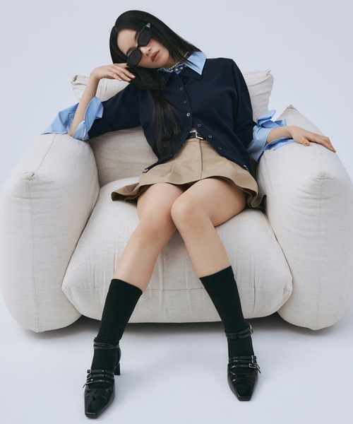 EIMY ISTOIRE（エイミーイストワール）の「ストラップパンプス（パンプス・レディース・ブラック/レッド・S/M/L）」の5枚目の写真