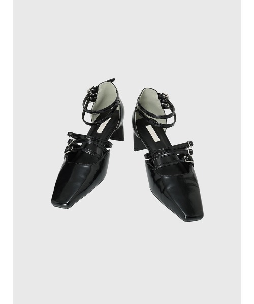 EIMY ISTOIRE（エイミーイストワール）の「ストラップパンプス（パンプス・レディース・ブラック/レッド・S/M/L）」の6枚目の写真