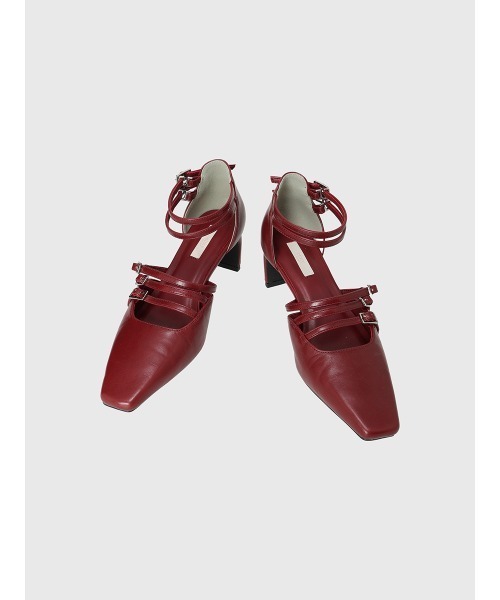 EIMY ISTOIRE（エイミーイストワール）の「ストラップパンプス（パンプス・レディース・ブラック/レッド・S/M/L）」の7枚目の写真