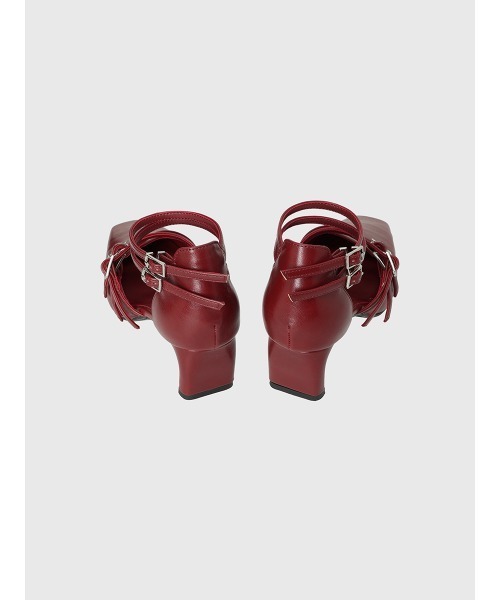 EIMY ISTOIRE（エイミーイストワール）の「ストラップパンプス（パンプス・レディース・ブラック/レッド・S/M/L）」の8枚目の写真