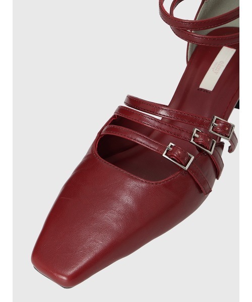 EIMY ISTOIRE（エイミーイストワール）の「ストラップパンプス（パンプス・レディース・ブラック/レッド・S/M/L）」の11枚目の写真