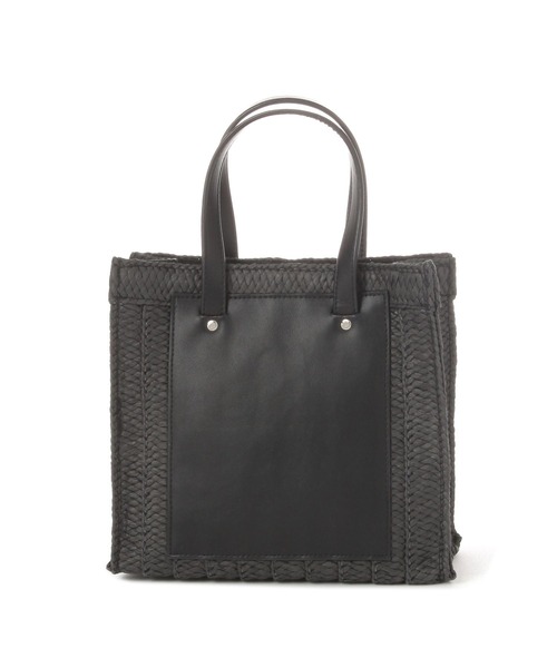 LAKOLE（ラコレ）の「スクエアフェイクレザーミニショルダーバッグ / 286363（ショルダーバッグ・レディース・オフホワイト/ブラックミックス/ナチュラル/ブラック・FREE）」の8枚目の写真