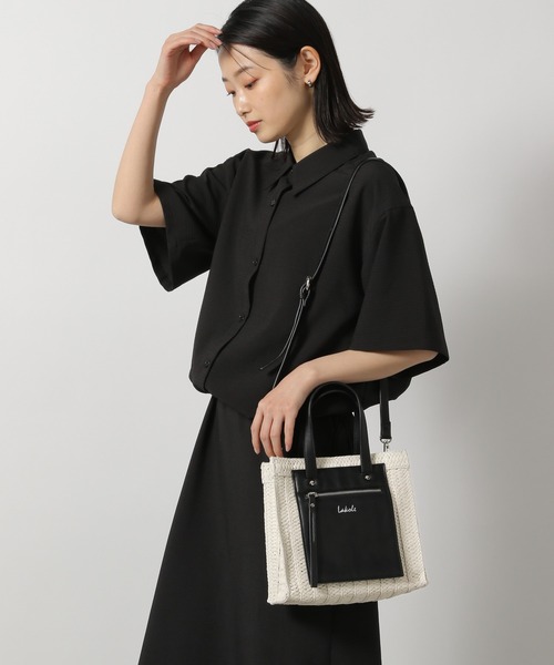 セール】スクエアフェイクレザーミニショルダーバッグ / 286363