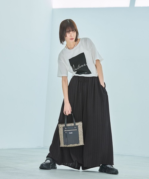 LAKOLE（ラコレ）の「スクエアフェイクレザーミニショルダーバッグ / 286363（ショルダーバッグ・レディース・オフホワイト/ブラックミックス/ナチュラル/ブラック・FREE）」の22枚目の写真