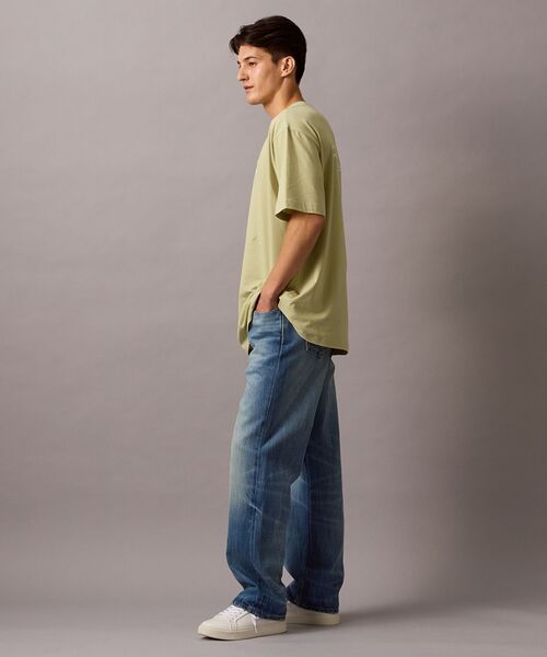 Calvin Klein(カルバン・クライン)の「【ユニセックス】バックロゴ ショートスリープ Tシャツ(Tシャツ/カットソー・メンズ・ベージュ/ブラック/ホワイト・S/XL/L/M/XS)」の20枚目の写真