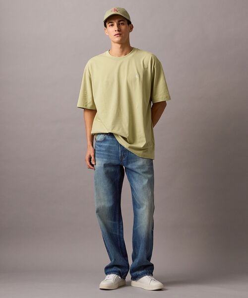 Calvin Klein(カルバン・クライン)の「【ユニセックス】バックロゴ ショートスリープ Tシャツ(Tシャツ/カットソー・メンズ・ベージュ/ブラック/ホワイト・S/XL/L/M/XS)」の21枚目の写真